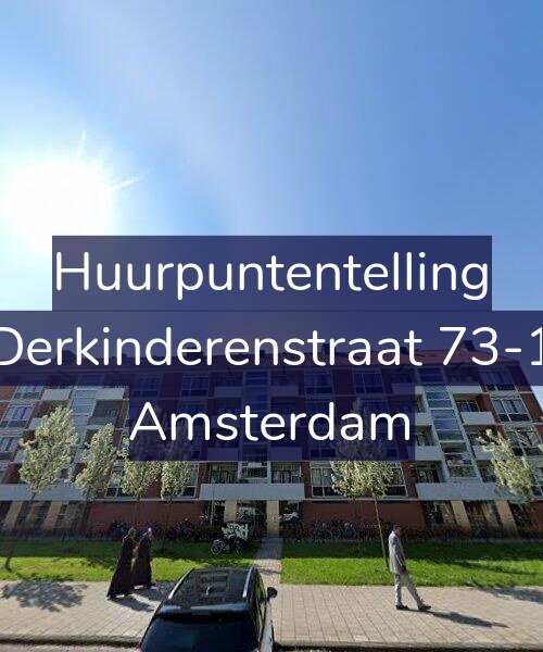 Foto gevel Huurpuntentelling voor Derkinderenstraat 73-1, Amsterdam