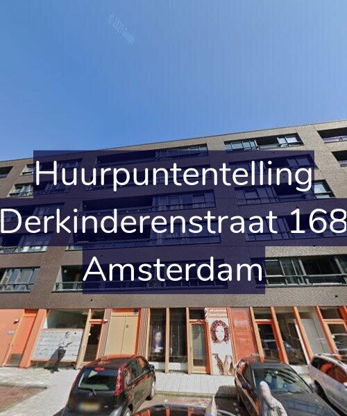 Foto gevel Huurpuntentelling voor Derkinderenstraat 168, Amsterdam