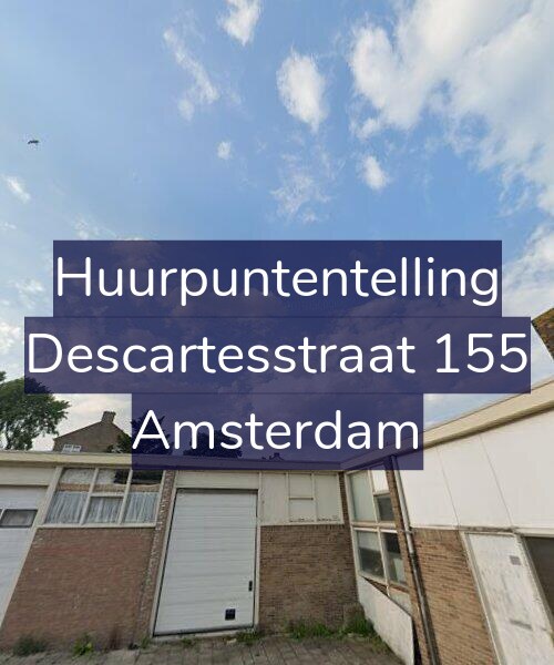 Foto gevel Huurpuntentelling voor Descartesstraat 155, Amsterdam