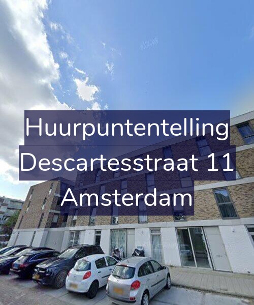 Foto gevel Huurpuntentelling voor Descartesstraat 11, Amsterdam