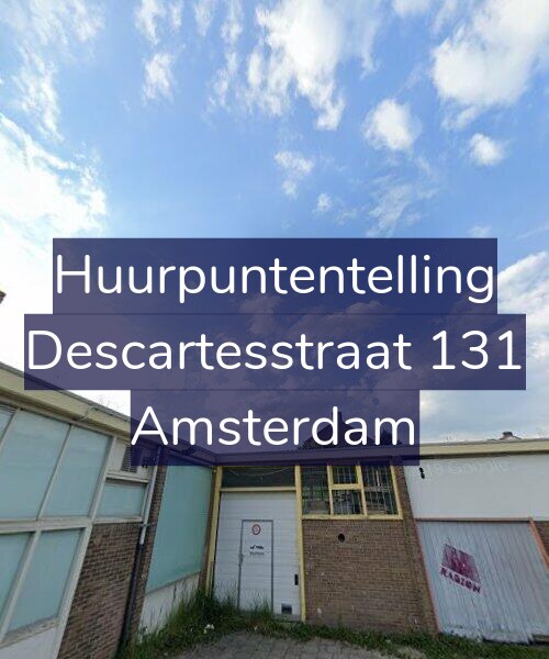 Foto gevel Huurpuntentelling voor Descartesstraat 131, Amsterdam