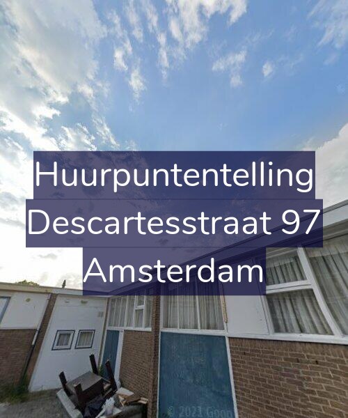 Foto gevel Huurpuntentelling voor Descartesstraat 97, Amsterdam