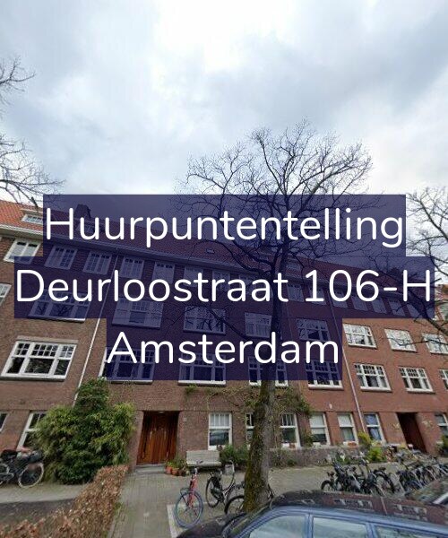 Foto gevel Huurpuntentelling voor Deurloostraat 106-H, Amsterdam