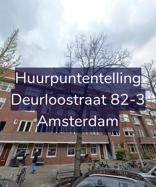 Foto gevel Huurpuntentelling voor Deurloostraat 82-3, Amsterdam