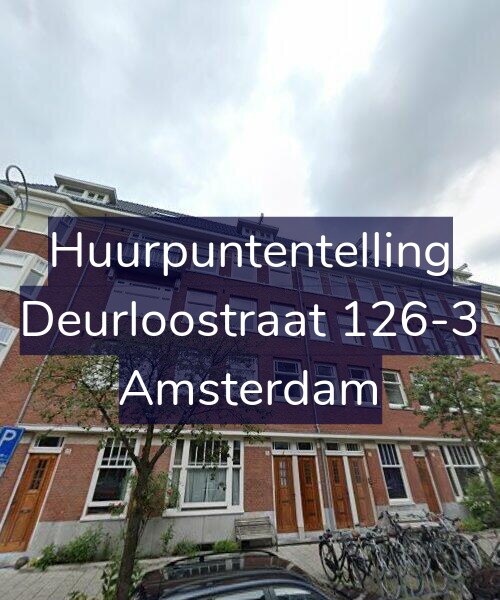 Foto gevel Huurpuntentelling voor Deurloostraat 126-3, Amsterdam