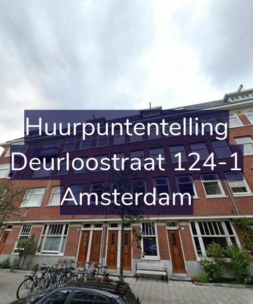 Foto gevel Huurpuntentelling voor Deurloostraat 124-1, Amsterdam
