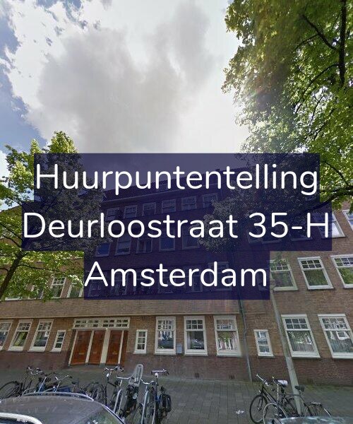 Foto gevel Huurpuntentelling voor Deurloostraat 35-H, Amsterdam