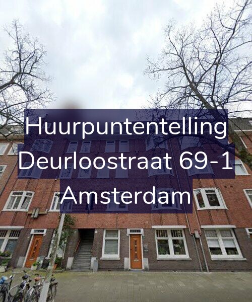 Foto gevel Huurpuntentelling voor Deurloostraat 69-1, Amsterdam