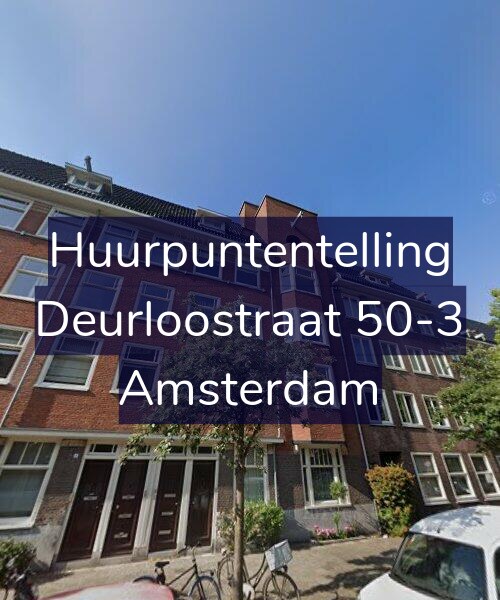 Foto gevel Huurpuntentelling voor Deurloostraat 50-3, Amsterdam