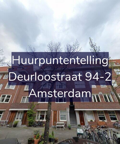 Foto gevel Huurpuntentelling voor Deurloostraat 94-2, Amsterdam