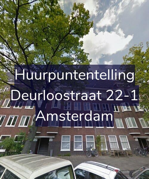 Foto gevel Huurpuntentelling voor Deurloostraat 22-1, Amsterdam