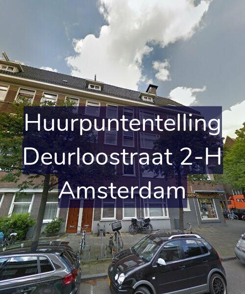 Foto gevel Huurpuntentelling voor Deurloostraat 2-H, Amsterdam