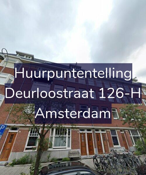 Foto gevel Huurpuntentelling voor Deurloostraat 126-H, Amsterdam
