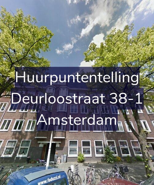 Foto gevel Huurpuntentelling voor Deurloostraat 38-1, Amsterdam