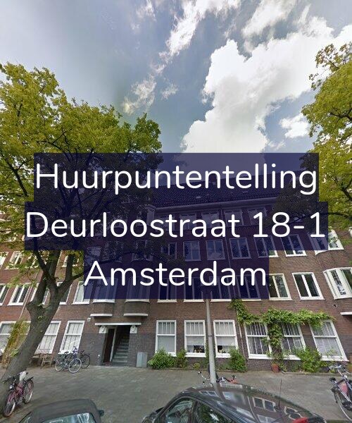 Foto gevel Huurpuntentelling voor Deurloostraat 18-1, Amsterdam