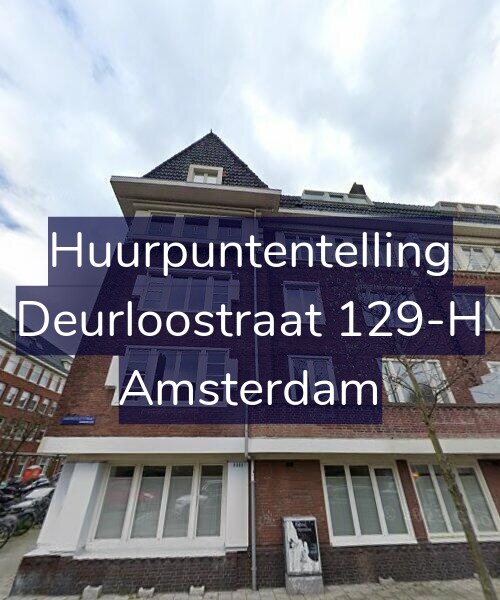 Foto gevel Huurpuntentelling voor Deurloostraat 129-H, Amsterdam