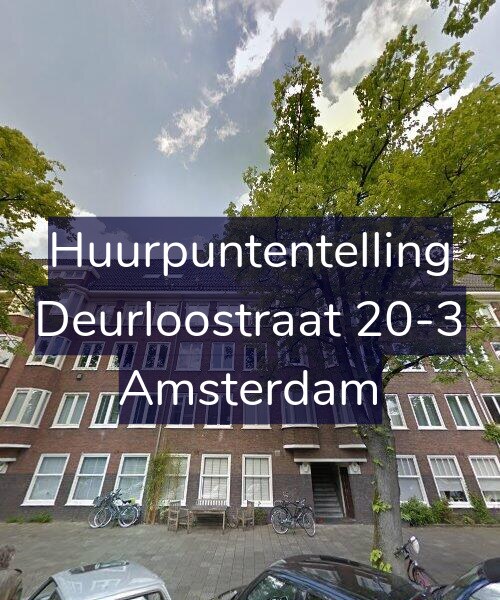 Foto gevel Huurpuntentelling voor Deurloostraat 20-3, Amsterdam