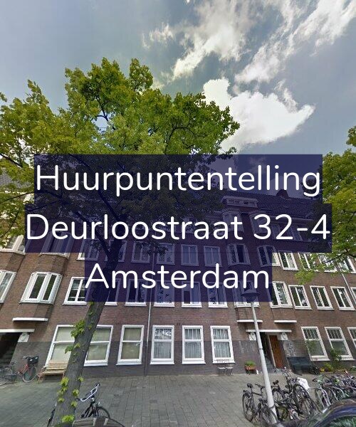 Foto gevel Huurpuntentelling voor Deurloostraat 32-4, Amsterdam
