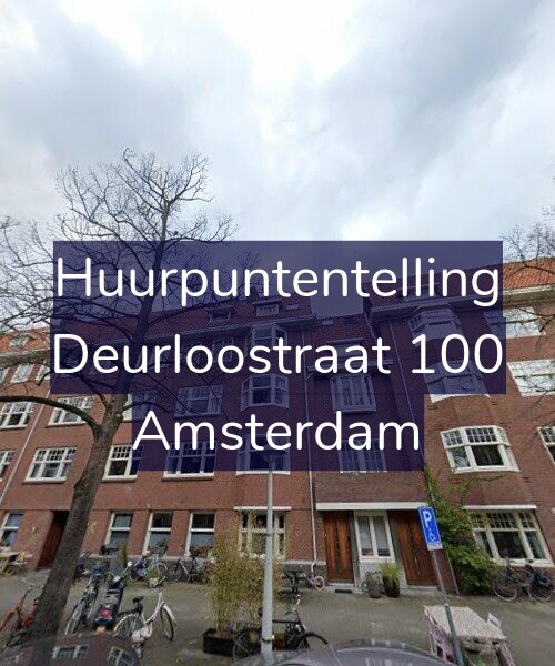 Foto gevel Huurpuntentelling voor Deurloostraat 100, Amsterdam