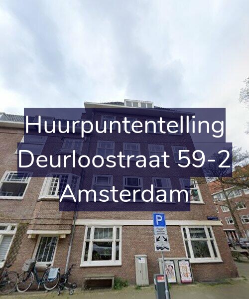 Foto gevel Huurpuntentelling voor Deurloostraat 59-2, Amsterdam