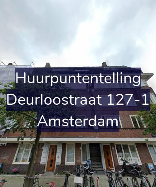 Foto gevel Huurpuntentelling voor Deurloostraat 127-1, Amsterdam