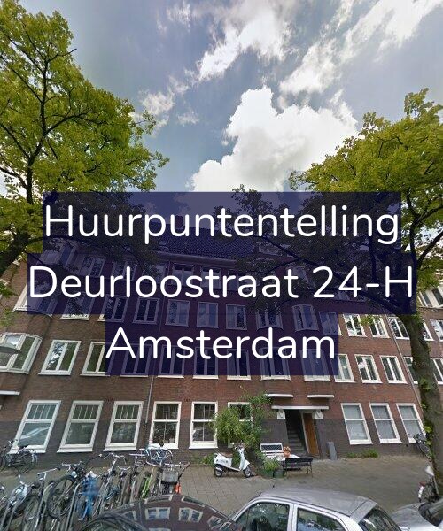 Foto gevel Huurpuntentelling voor Deurloostraat 24-H, Amsterdam