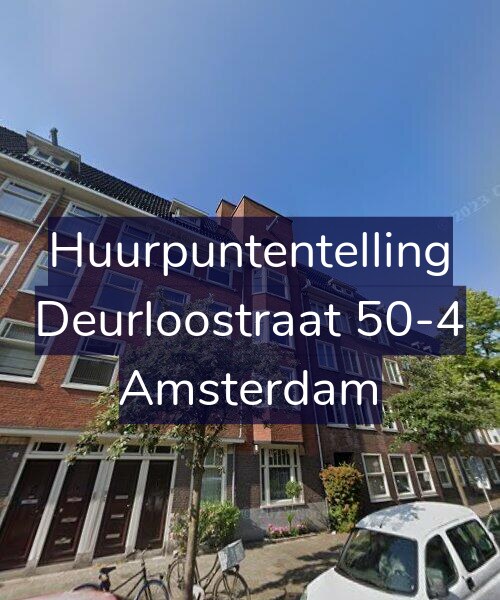 Foto gevel Huurpuntentelling voor Deurloostraat 50-4, Amsterdam
