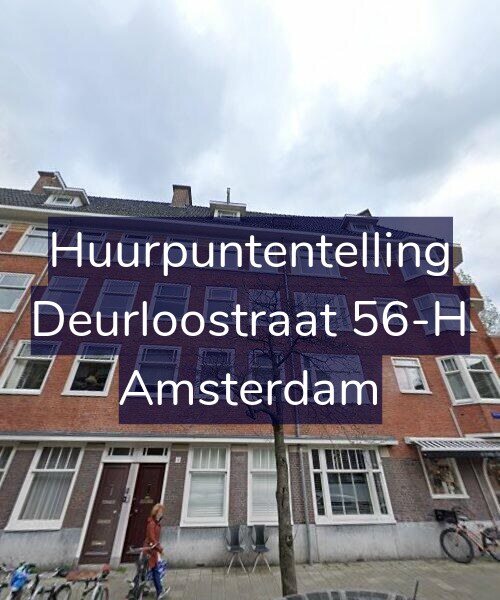 Foto gevel Huurpuntentelling voor Deurloostraat 56-H, Amsterdam