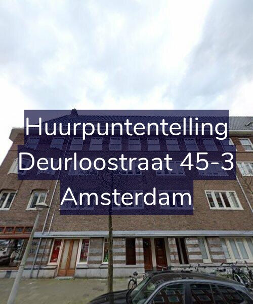 Foto gevel Huurpuntentelling voor Deurloostraat 45-3, Amsterdam