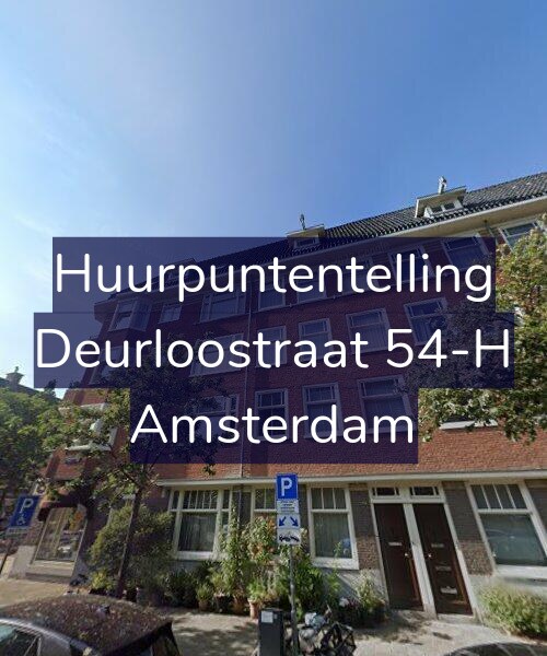 Foto gevel Huurpuntentelling voor Deurloostraat 54-H, Amsterdam