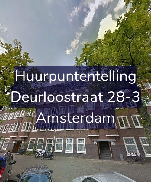 Foto gevel Huurpuntentelling voor Deurloostraat 28-3, Amsterdam