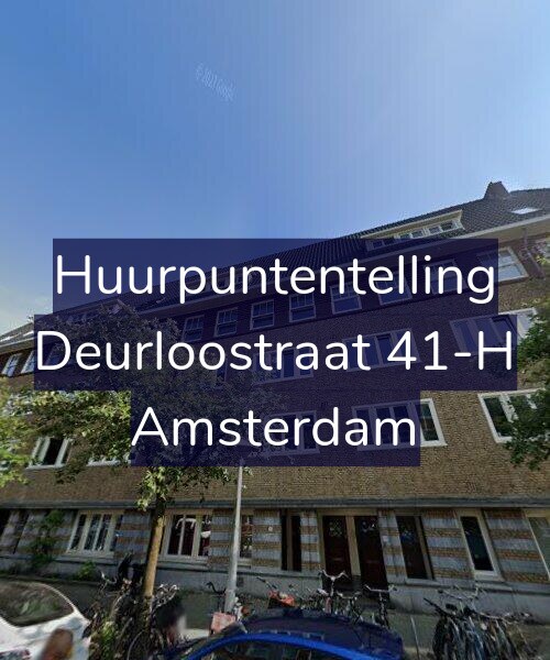 Foto gevel Huurpuntentelling voor Deurloostraat 41-H, Amsterdam