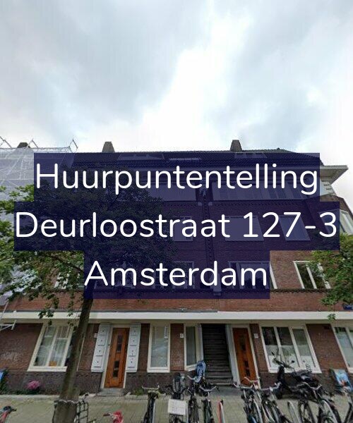 Foto gevel Huurpuntentelling voor Deurloostraat 127-3, Amsterdam