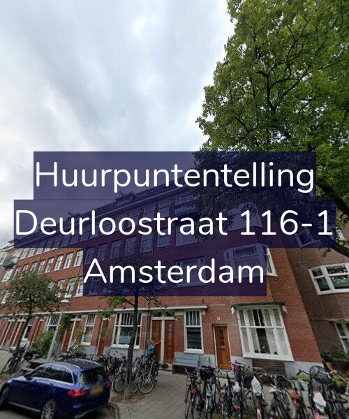 Foto gevel Huurpuntentelling voor Deurloostraat 116-1, Amsterdam