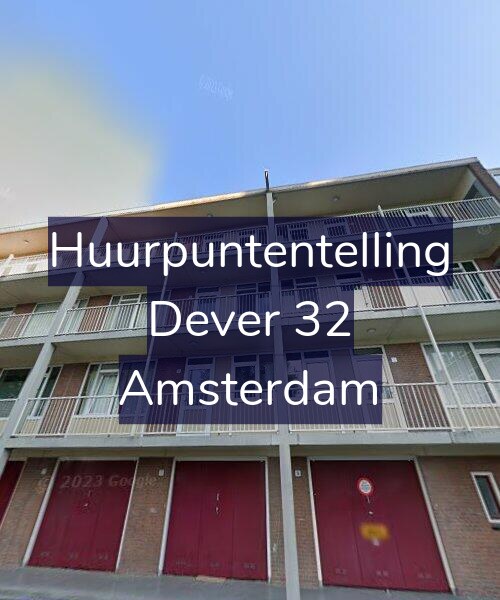 Foto gevel Huurpuntentelling voor Dever 32, Amsterdam