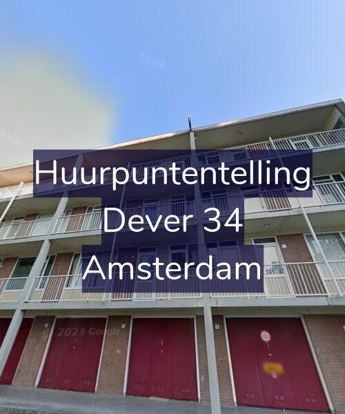 Foto gevel Huurpuntentelling voor Dever 34, Amsterdam
