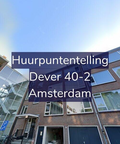 Foto gevel Huurpuntentelling voor Dever 40-2, Amsterdam