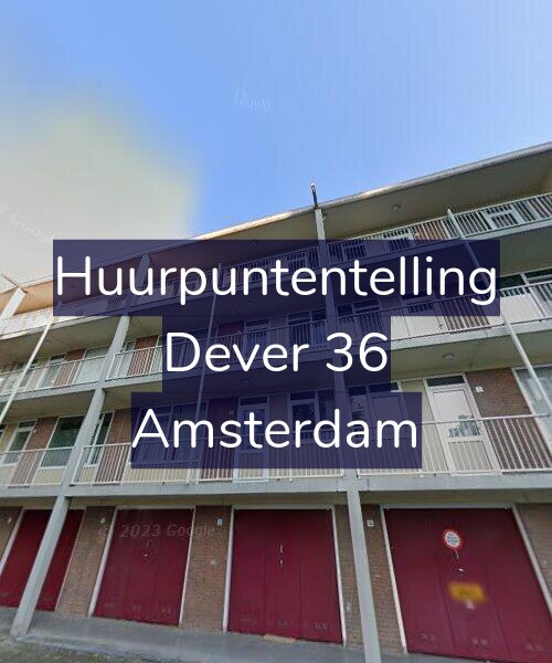 Foto gevel Huurpuntentelling voor Dever 36, Amsterdam
