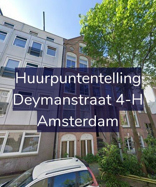 Foto gevel Huurpuntentelling voor Deymanstraat 4-H, Amsterdam
