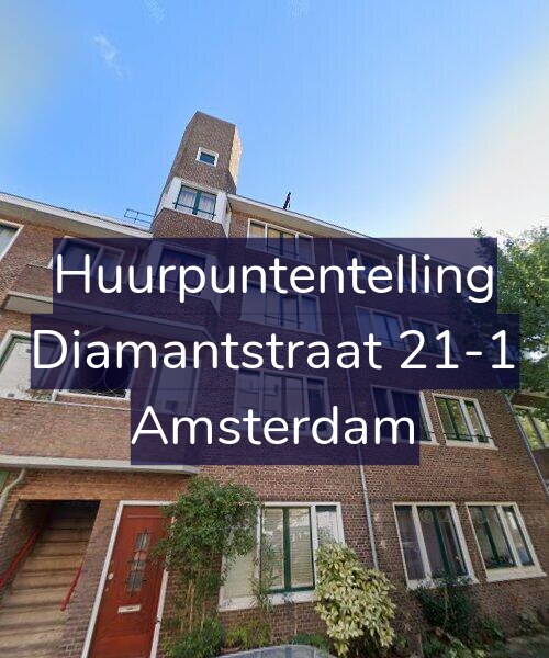 Foto gevel Huurpuntentelling voor Diamantstraat 21-1, Amsterdam