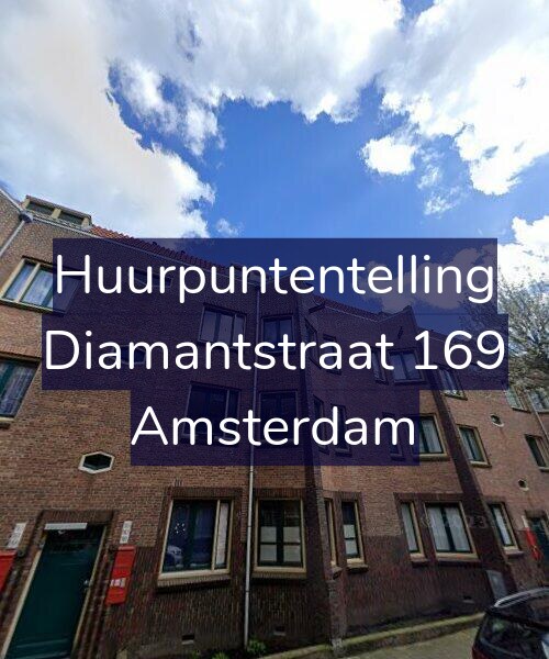 Foto gevel Huurpuntentelling voor Diamantstraat 169, Amsterdam