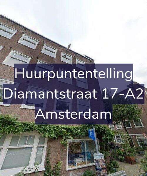 Foto gevel Huurpuntentelling voor Diamantstraat 17-A2, Amsterdam