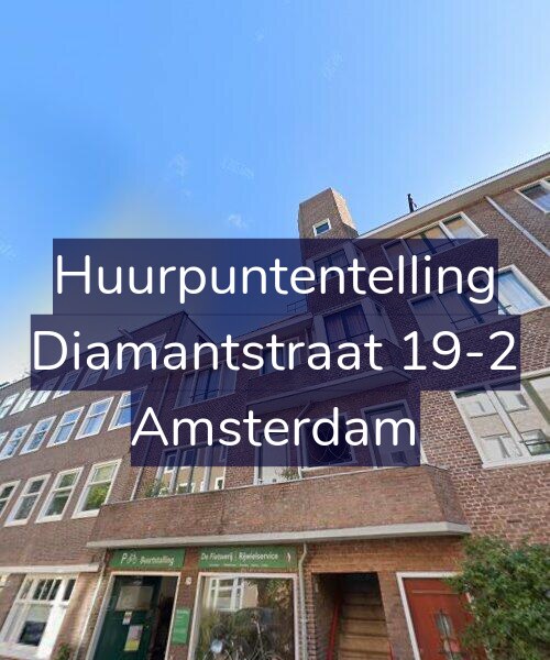 Foto gevel Huurpuntentelling voor Diamantstraat 19-2, Amsterdam
