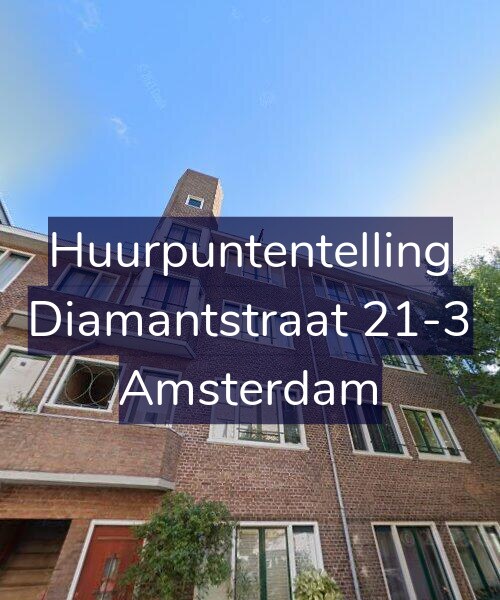 Foto gevel Huurpuntentelling voor Diamantstraat 21-3, Amsterdam