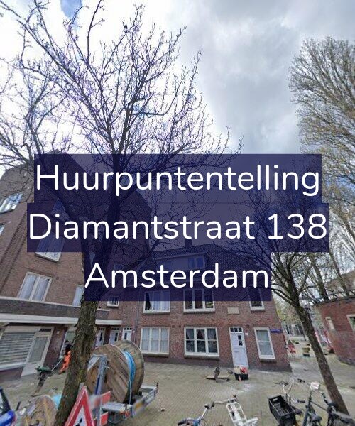 Foto gevel Huurpuntentelling voor Diamantstraat 138, Amsterdam