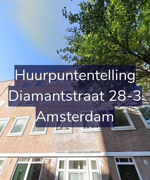 Foto gevel Huurpuntentelling voor Diamantstraat 28-3, Amsterdam