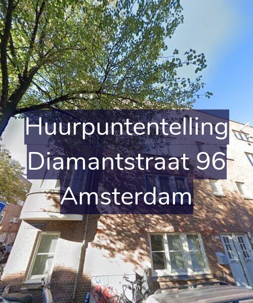 Foto gevel Huurpuntentelling voor Diamantstraat 96, Amsterdam