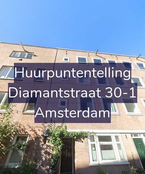 Foto gevel Huurpuntentelling voor Diamantstraat 30-1, Amsterdam