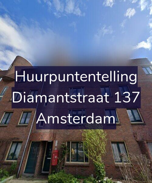 Foto gevel Huurpuntentelling voor Diamantstraat 137, Amsterdam