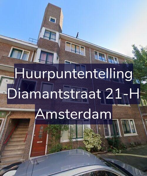 Foto gevel Huurpuntentelling voor Diamantstraat 21-H, Amsterdam